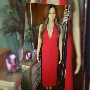 Zara Red sleeveless dress